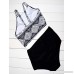 Tsmile Women Bikini Set Boho Print Tank Top High-Waisted Swimsuit Two Piece Push-Up Tankini Bathing Beachwear Black B07MWB5DJ3